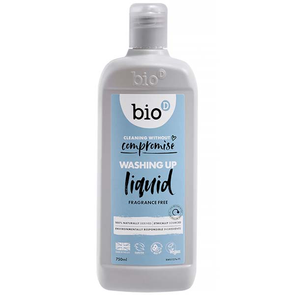 BIO D Fragrance free washing up liquid