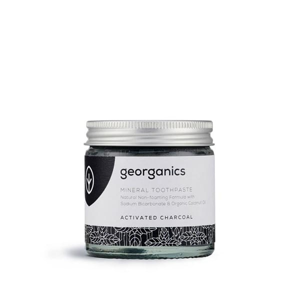 Georganic Mineral Toothpaste Activated Charcoal 60ml 600 x 600 Image 2 Georganic-Mineral-Toothpaste-Activated-Charcoal-60ml-600-x-600-Image-2