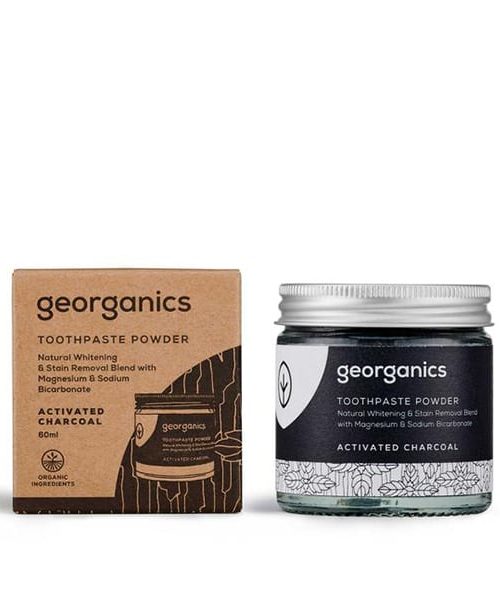 Georganics Activated Charcoal Toothpaste Powder 60ml 600 x 600 Image 1