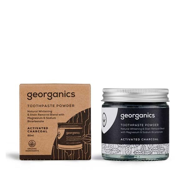Georganics Activated Charcoal Toothpaste Powder 60ml 600 x 600 Image 1 Georganics Activated Charcoal Toothpaste Powder 60ml 600 x 600 Image 1