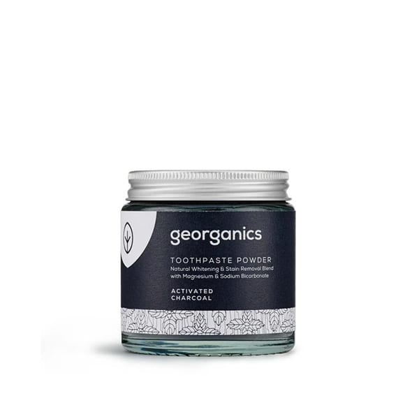 Georganics Activated Charcoal Toothpaste Powder 60ml 600 x 600 Image 2 Georganics Activated Charcoal Toothpaste Powder 60ml 600 x 600 Image 2