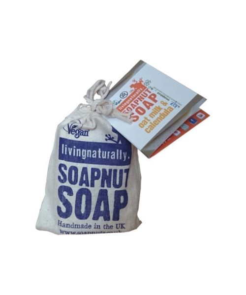 Living Naturally Oat Milk & Calendula Soapnut Soap