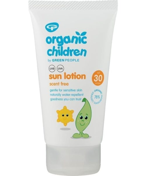 Green People Organic Childrens Sun Lotion SPF30 Scent Free