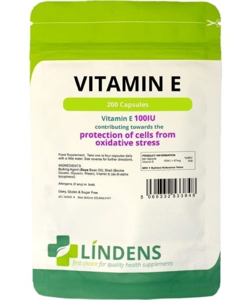 Lindens Vitamin E Capsules