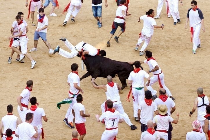 Festival of San Fermin. Pamplona