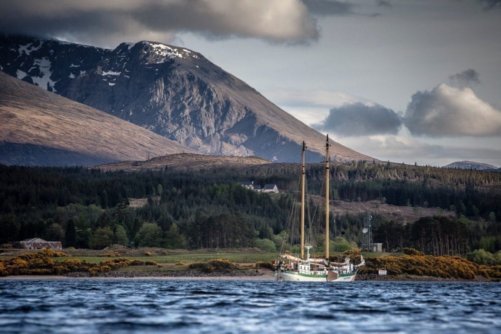 Microplastics on Scottish coast