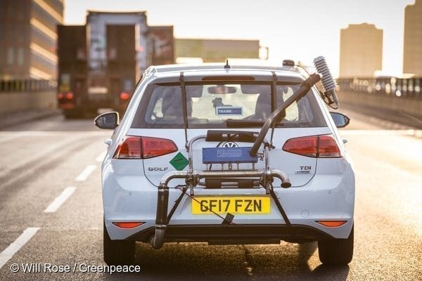 Diesel cars emissions testing