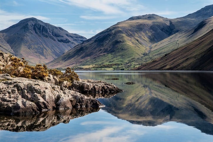 Wast Water and Lake District Peaks