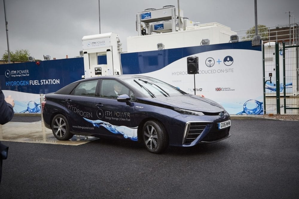 Hydrogen fuel station opens