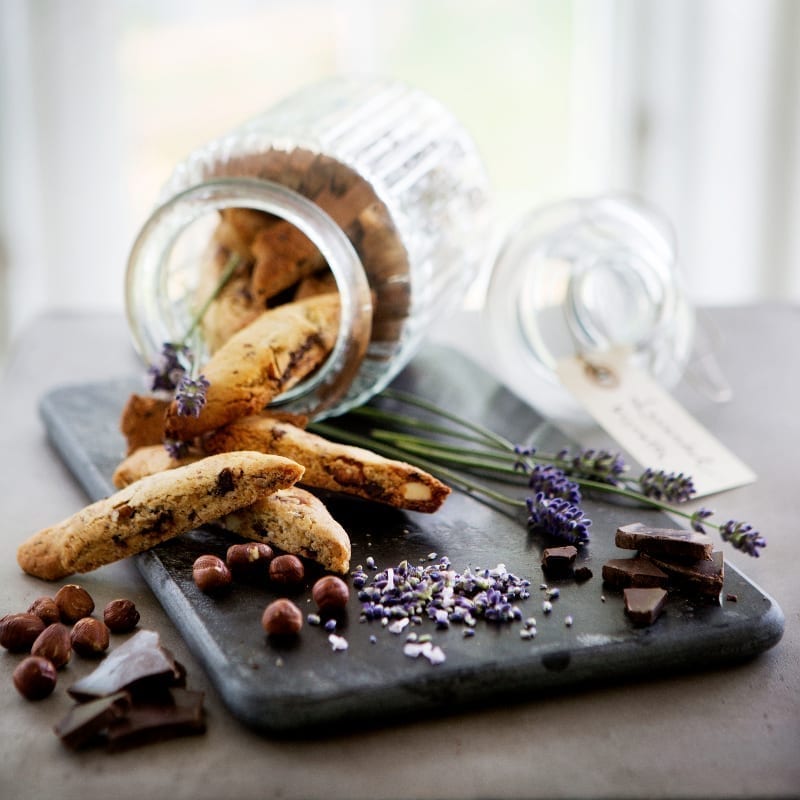 Lavender biscotti