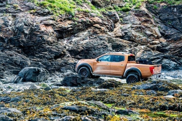 The Nissan Navara went well and truly off road