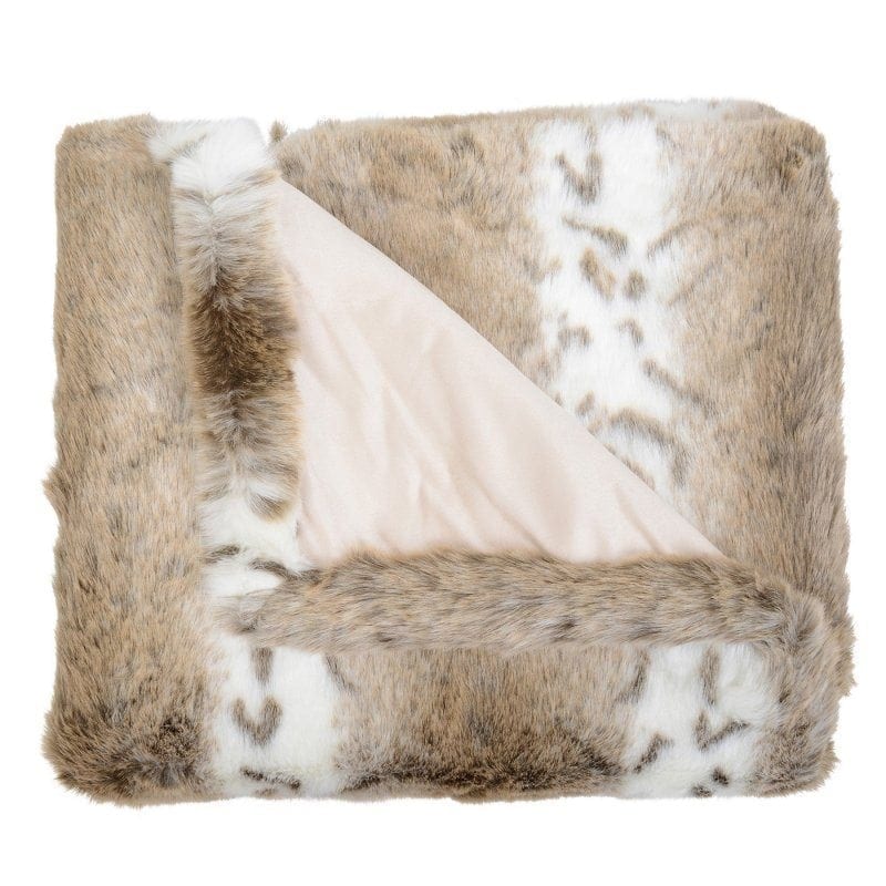Heal’s Lynx Faux Fur Throw