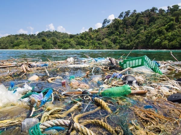 Plastic debris