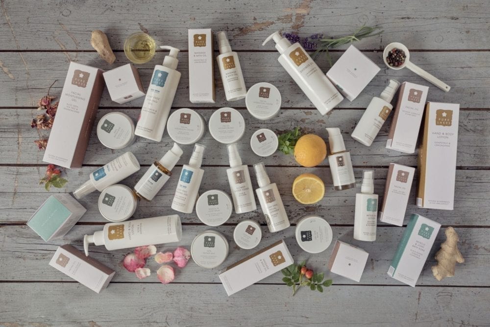 Pure Lakes natural skin and haircare products