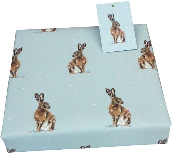 Re-wrapped Christmas gift wrap