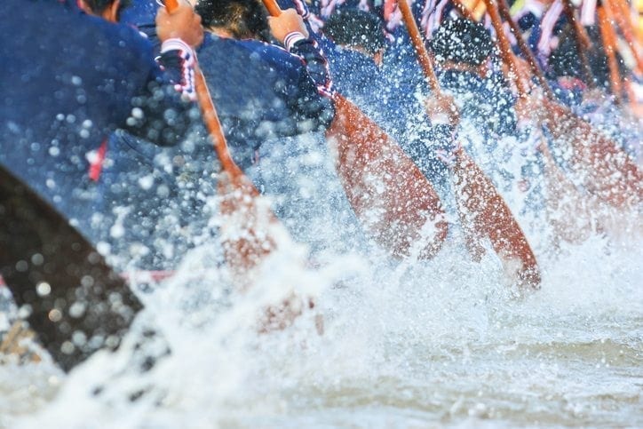 Rowing takes the lead