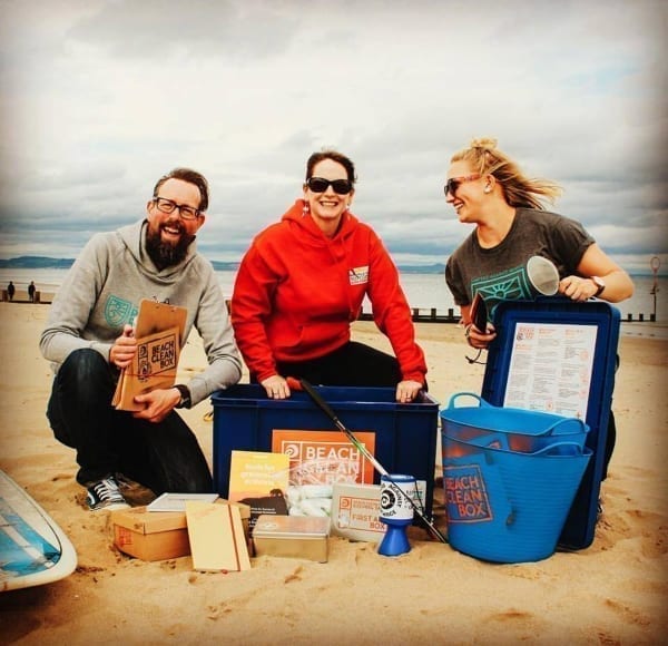 Beach Clean Box Volunteers