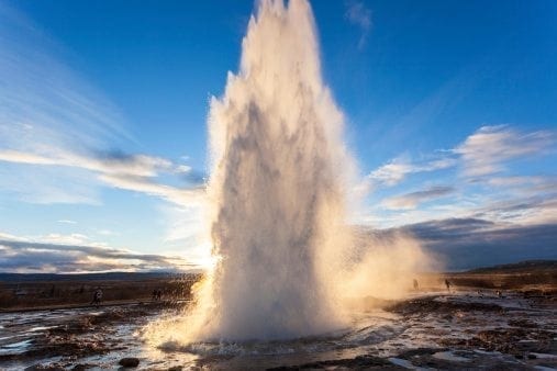 Strokkur, the Churn Geysir, Golden Circle, Iceland