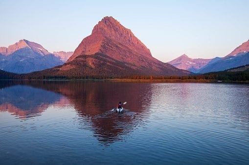Sunrise over Mount Grinnell_Glacier National Park