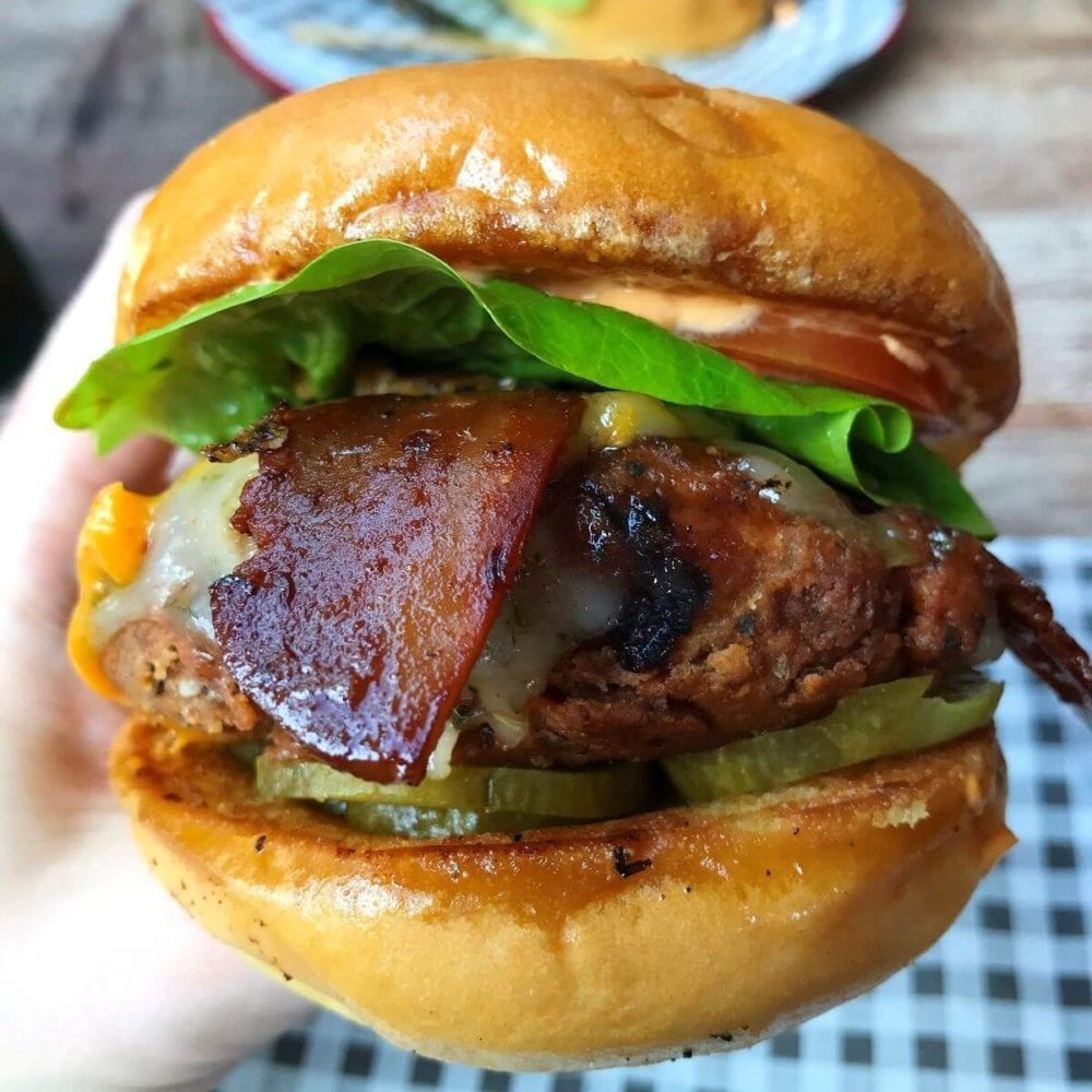 Vegan chicken from Bread Meats Bread, Edinburgh