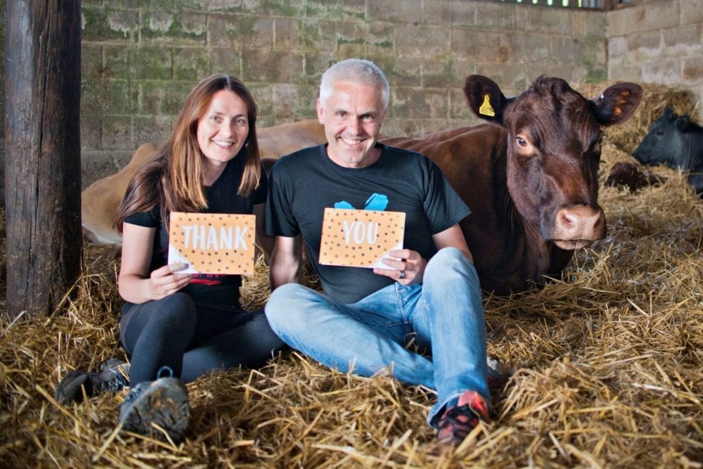Jane Land and Matthew Glover, founders of Veganuary