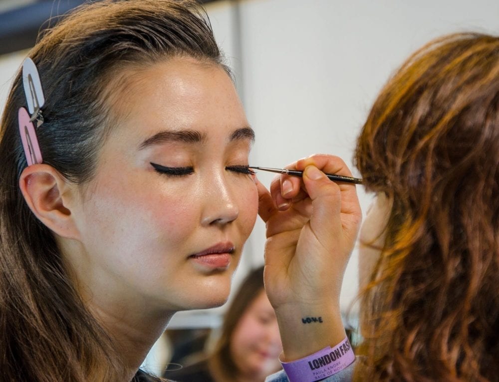 Makeup artist Martina Lattanzi used Weleda products for LFW