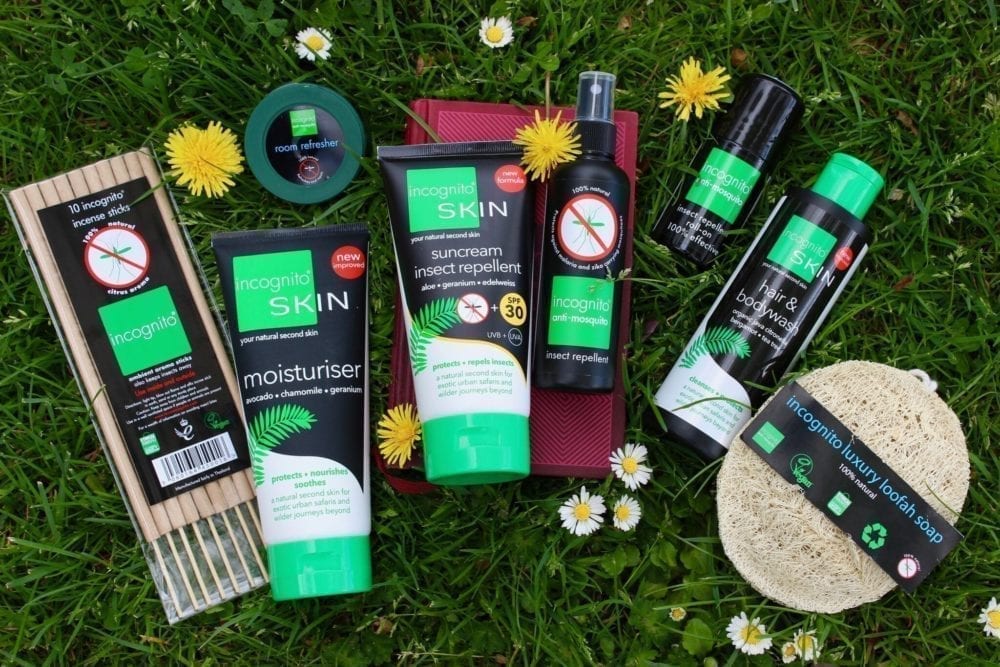 incognito natural insect repellent range