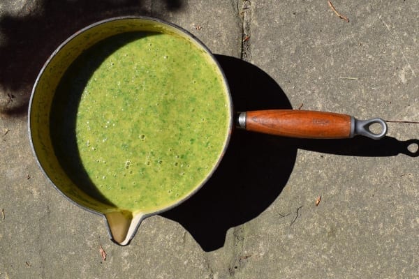The finished soup
