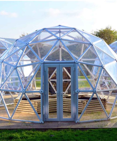 Biodome with Hydroponic System, Aquaponic System and Decking
