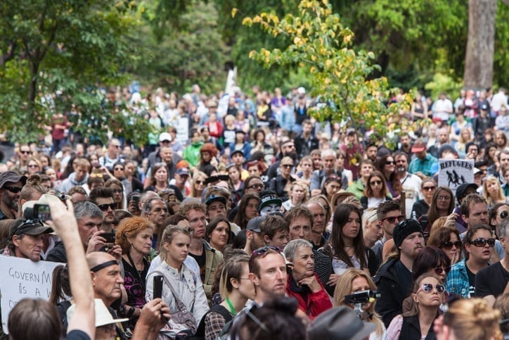 Largest strike for climate