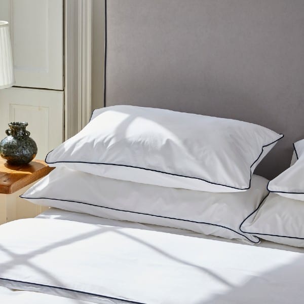 Sleep Organic Navy Piping Sleep Organic Navy Piping