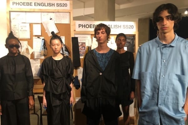 Phoebe English menswear and womenswear, SS20