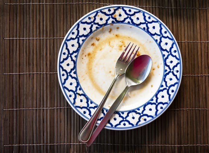 Food waste falls