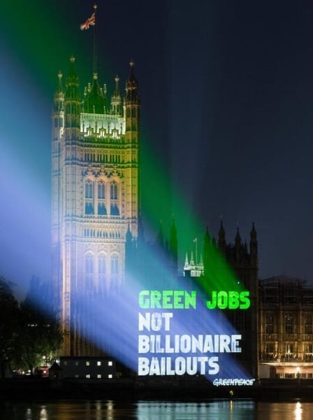 Billionaire bailouts projection