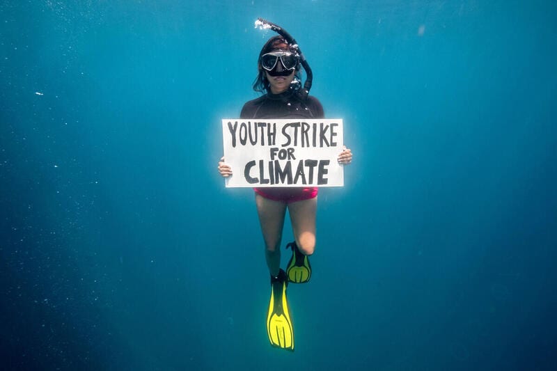 Climate Strike On The Saya de Malha Bank