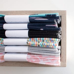 Reusable Baby Wipes Plywood Box