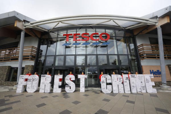 Tesco meat = deforestation