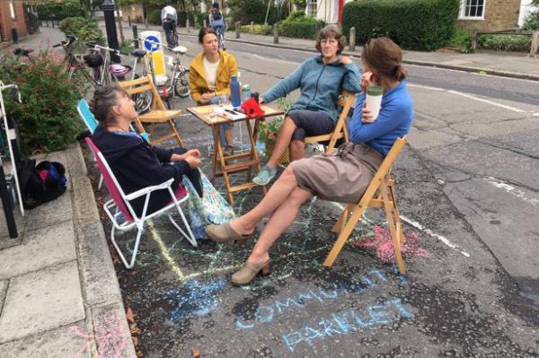 A community parklet