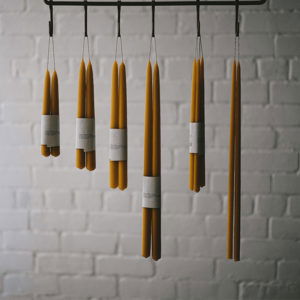 Skar Organics Beeswax Dinner Candles