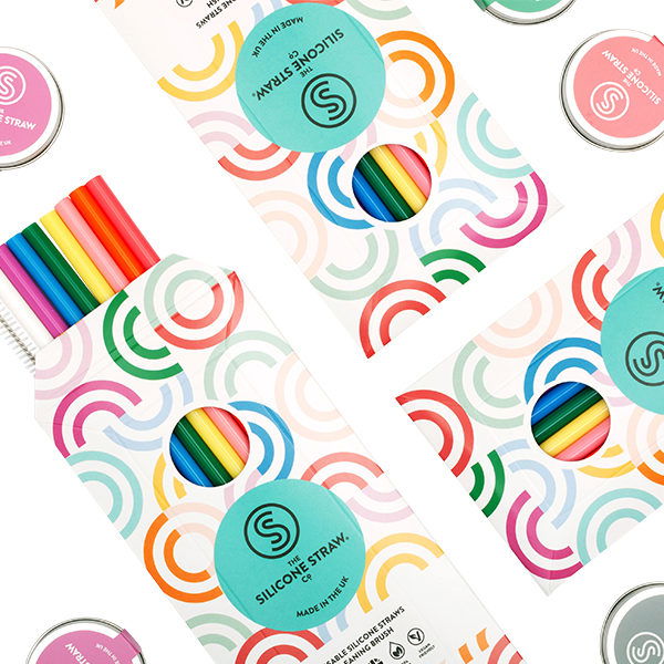 The Silicone Straw Company Colour 8 Pack