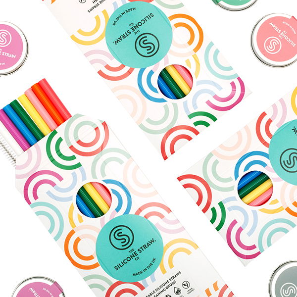 The Silicone Straw Company Colour 8 Pack