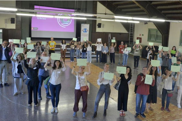 A Doughnut Economics participatory session in Barcelona