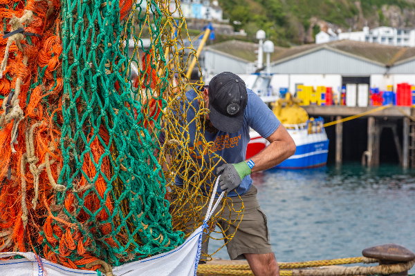 UK recycles fishing nets