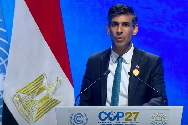 Rishi Sunak at COP27