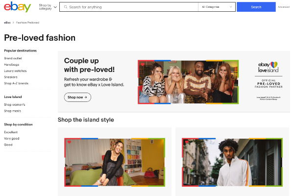 Love Island x eBay
