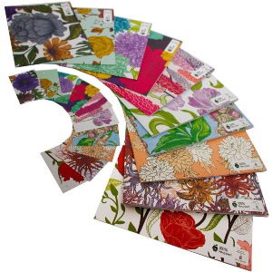Re-wrapped Floral gift wrap
