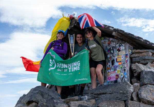 Day 1 of the Running Out Of Time relay, Ben Nevis. Credit Mike Brogden