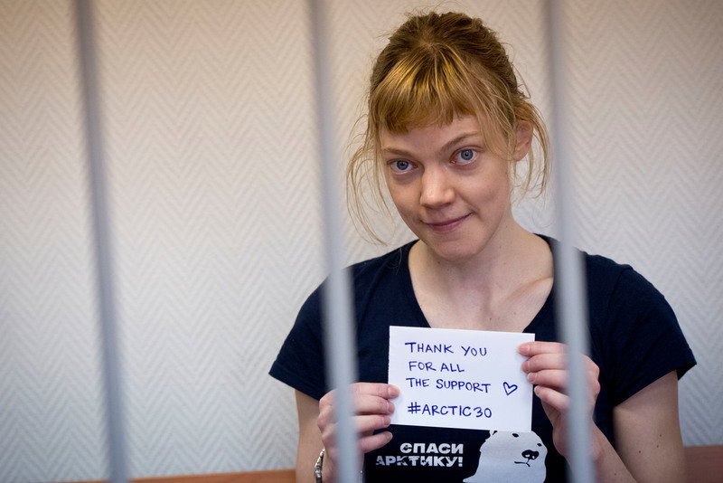 Sini Saarela Bail Hearing at Court in Murmansk