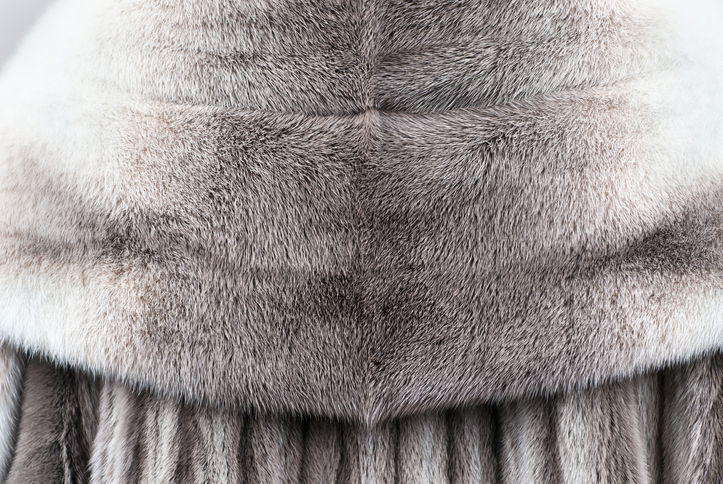 Mink fur coat
