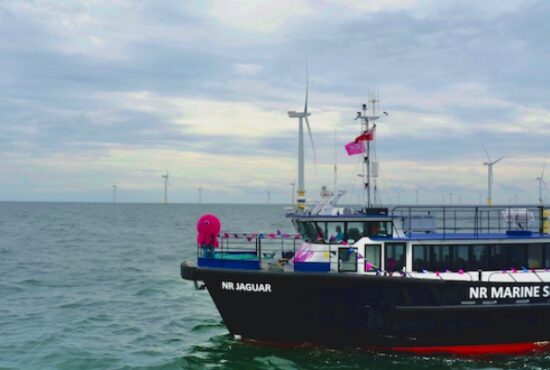 Octopus Energy boat trip to Lincs Offshore Wind Farm